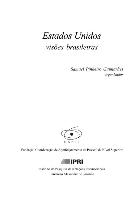 Estados Unidos: Visões Brasileiras - Funag