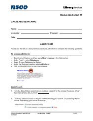 Keyword Worksheet 1 Your Research Topic What Are The Library