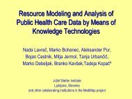 Resource Modeling and Analysis of Public Health Care Data by ...