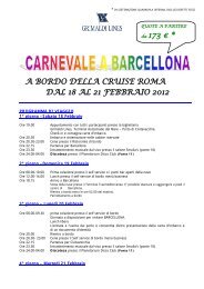 Scarica Programma di Viaggio - Grimaldi Lines