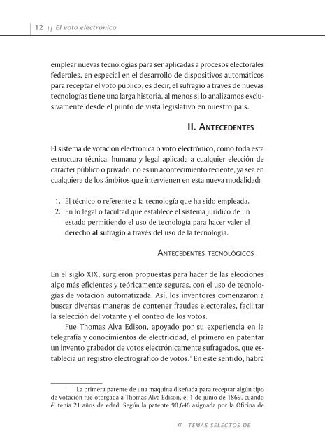 El voto electrónico - Tribunal Electoral del Poder Judicial de la ...