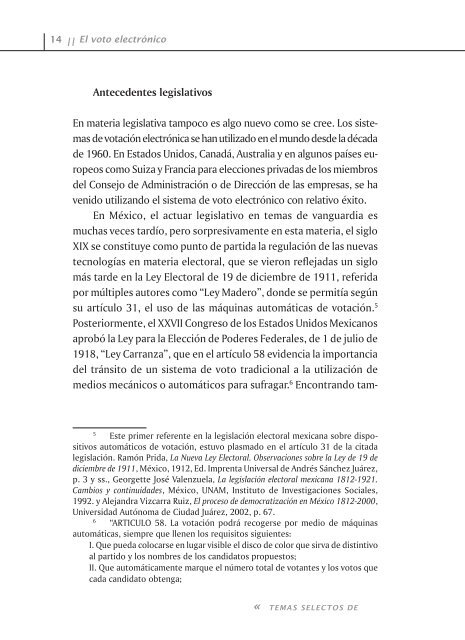 El voto electrónico - Tribunal Electoral del Poder Judicial de la ...