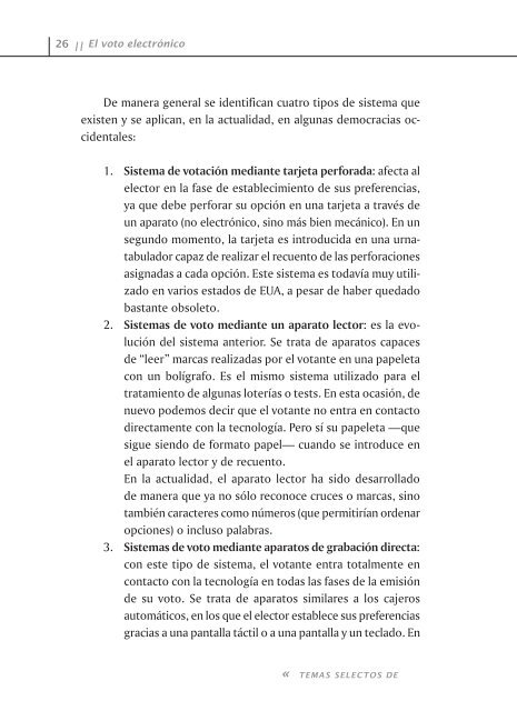 El voto electrónico - Tribunal Electoral del Poder Judicial de la ...