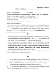 WzÃ³r Umowy Ramowej (umowa-ramowa_wzor.pdf) - ZGN Wola