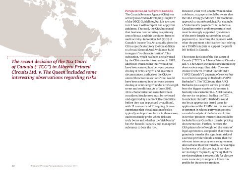 Transfer pricing perspectives: Winds of Change - PwC