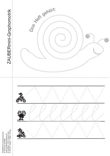 ZAUBERmini-Graphomotrik D as H eftgehört: - Zaubereinmaleins