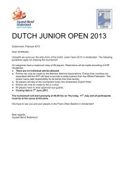 DUTCH JUNIOR OPEN 2013