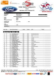 Startliste - data ski-valais