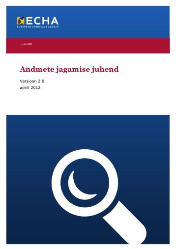 Andmete jagamise juhend - Terviseamet