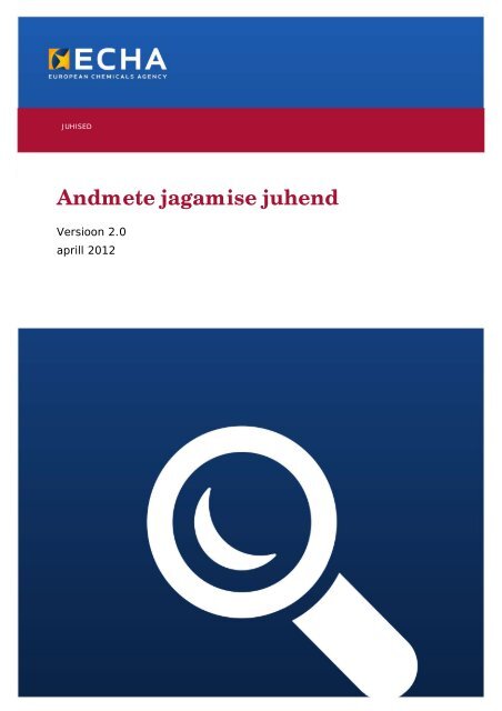 Andmete jagamise juhend - Terviseamet