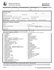 Mechanical Permits - City of Bellevue