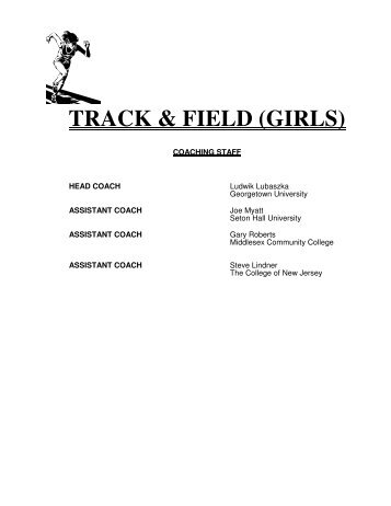 TRACK & FIELD (GIRLS) - Hunterdon Central Regional High School