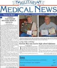 December 2009 - Military Medical | News