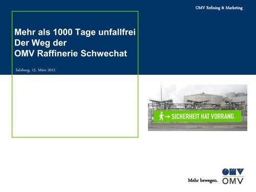 als 1000 Tage unfallfrei Der Weg der OMV ... - Quality Austria