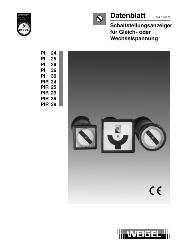 pdf (120 KB) - Weigel Messgeraete GmbH