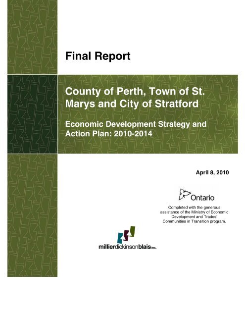 Economic Development Strategy and Action Plan - Perth County