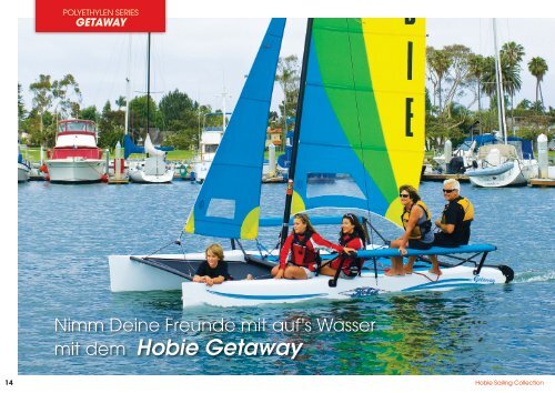 mit dem Hobie Getaway - Hobie Cat