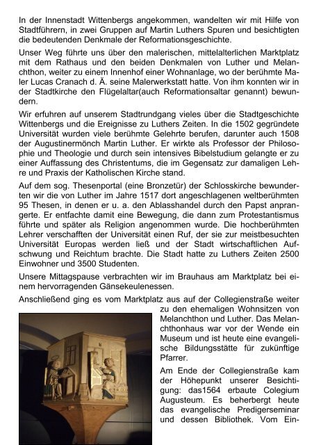 Bericht aus der GKR-Sitzung vom 14 - Kultur in der Luisenstadt