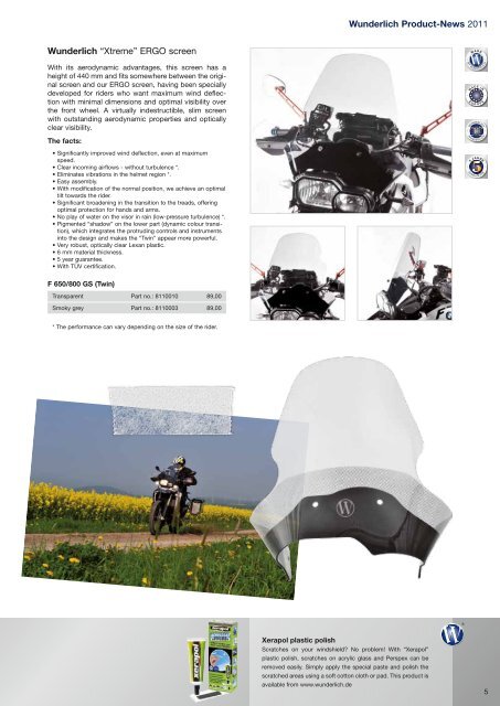 OffRoad Catalogue 2010/2011 - Wunderlich