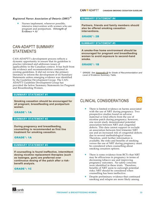 Canadian Smoking Cessation Clinical Practice Guideline