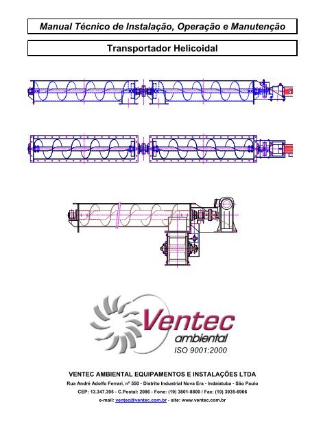 Transportador Helicoidal - Ventec
