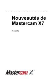 Nouveautés de Mastercam X7 - Mastercam-France