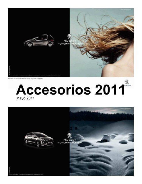 CatÃ¡logo de Accesorios de Nuevo 207 Precios y Baremo