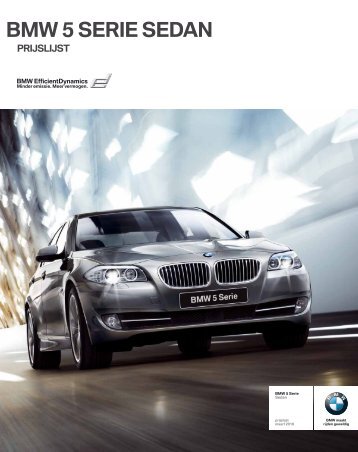 BMW 5 SERIE SEDAN - EU-Import