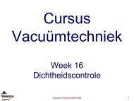 klik hier - cursus vacuÃ¼mtechniek