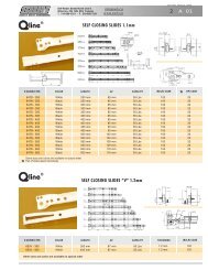 A - Q line ® self-closing Euro slides