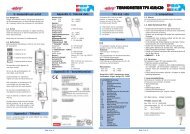 TERMOMETER TFX 410/420 - PROREG Control AB
