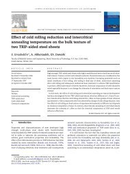 Effect of cold rolling reduction and intercritical annealing ...