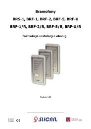 Bramofony BRS-1, BRF-1, BRF-2, BRF-5, BRF-U BRF-1/R ... - Slican