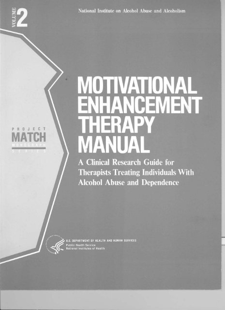 Motivational Enhancement Therapy (MET) Manual