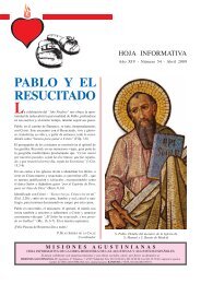 misiones agustinianas nÂº54.qxp - agustinos de la provincia del ...