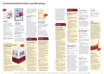 Arzneimittelinformation und Beratung