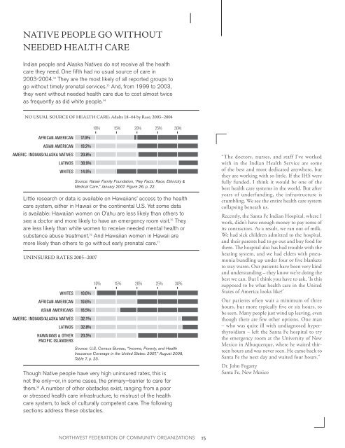 An American Debt Unpaid: Stories of Native Health - Alliance for a ...