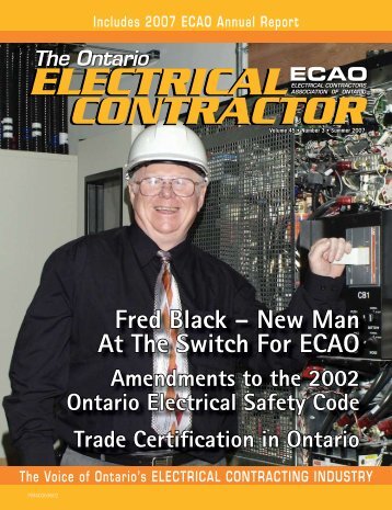 Summer 2007 - Electrical Contractors Association of Ontario
