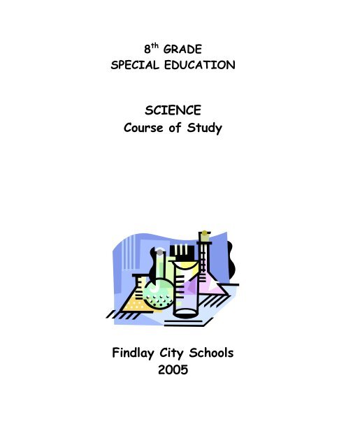 6th GRADE SCIENCE - Findlay City Schools