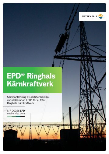 EPDÂ® Ringhals KÃ¤rnkraftverk