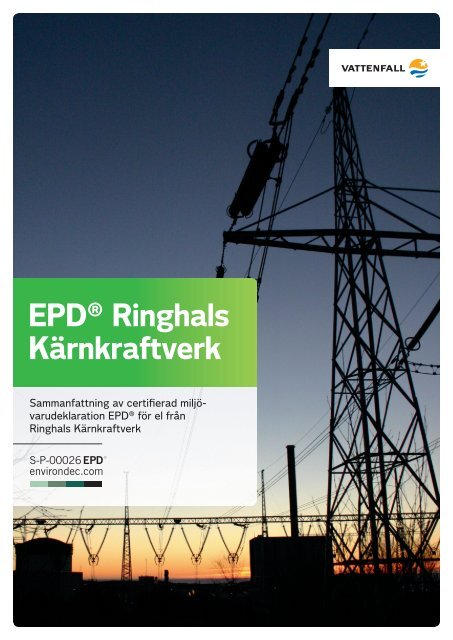 EPDÂ® Ringhals KÃ¤rnkraftverk