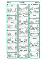 Cessna 172 Checklist - St. Louis Pilot Services