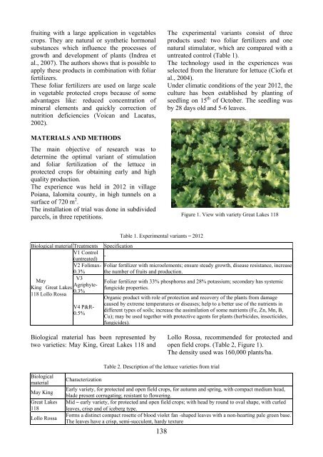 Scientific Papers Series B Horticulture