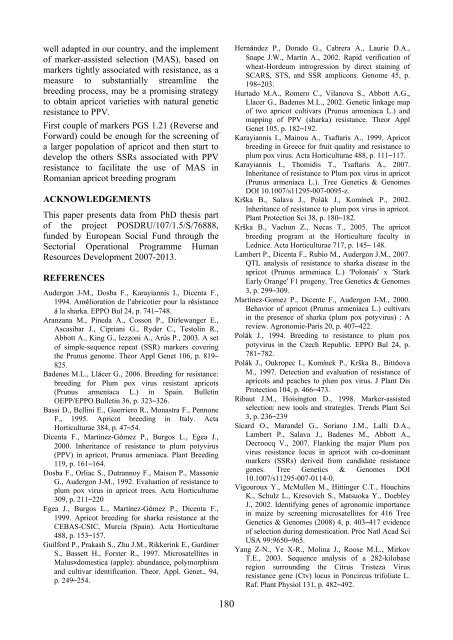 Scientific Papers Series B Horticulture