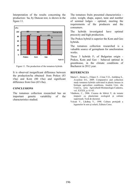 Scientific Papers Series B Horticulture