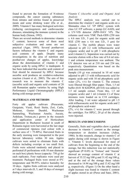 Scientific Papers Series B Horticulture