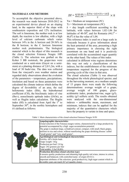 Scientific Papers Series B Horticulture