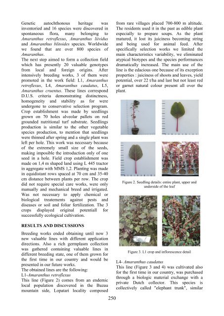 Scientific Papers Series B Horticulture