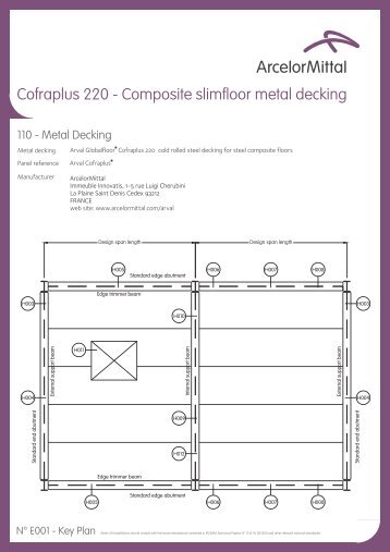 Cofraplus 220 specification - PGA Consultants