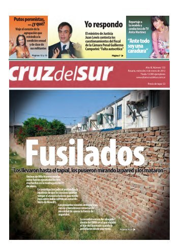 8 de enero / 2012 - diariocruzdelsur.com.ar